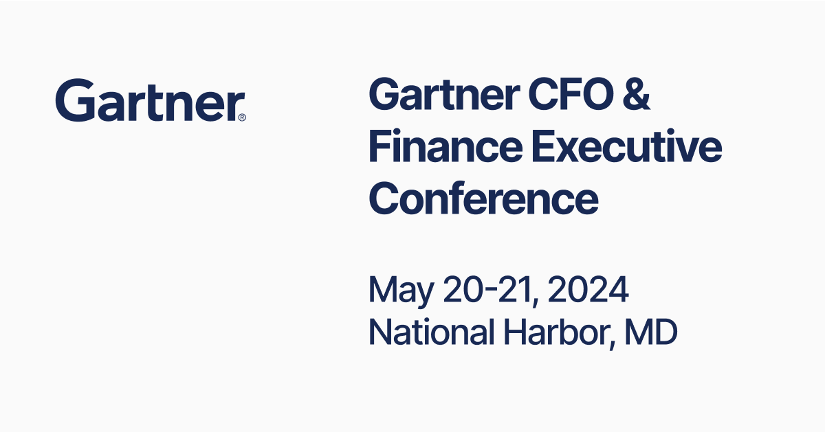 Gartner CFO & Finance Executive Conference 2024